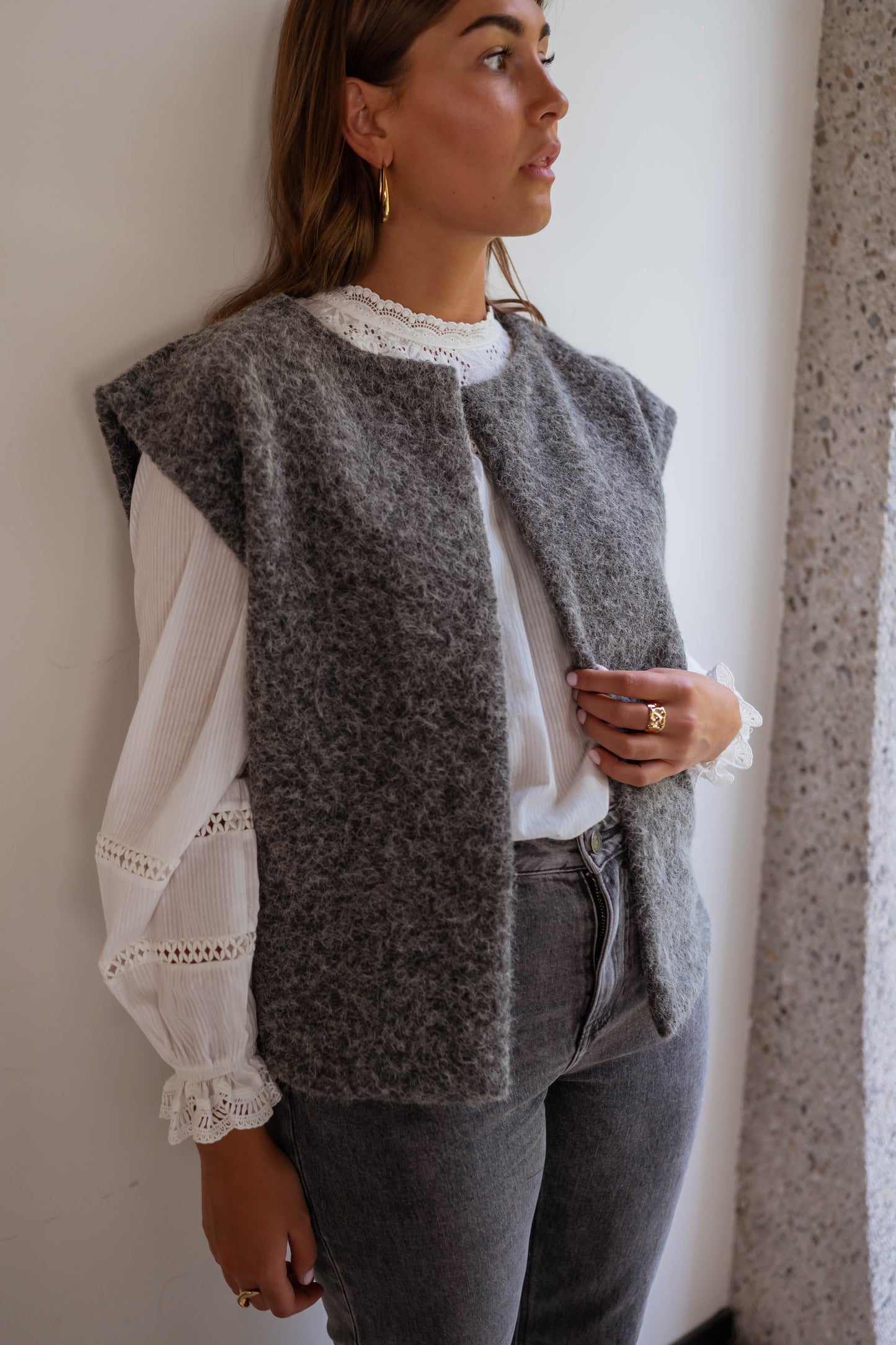 Lena™ | Kamizelka wełniana