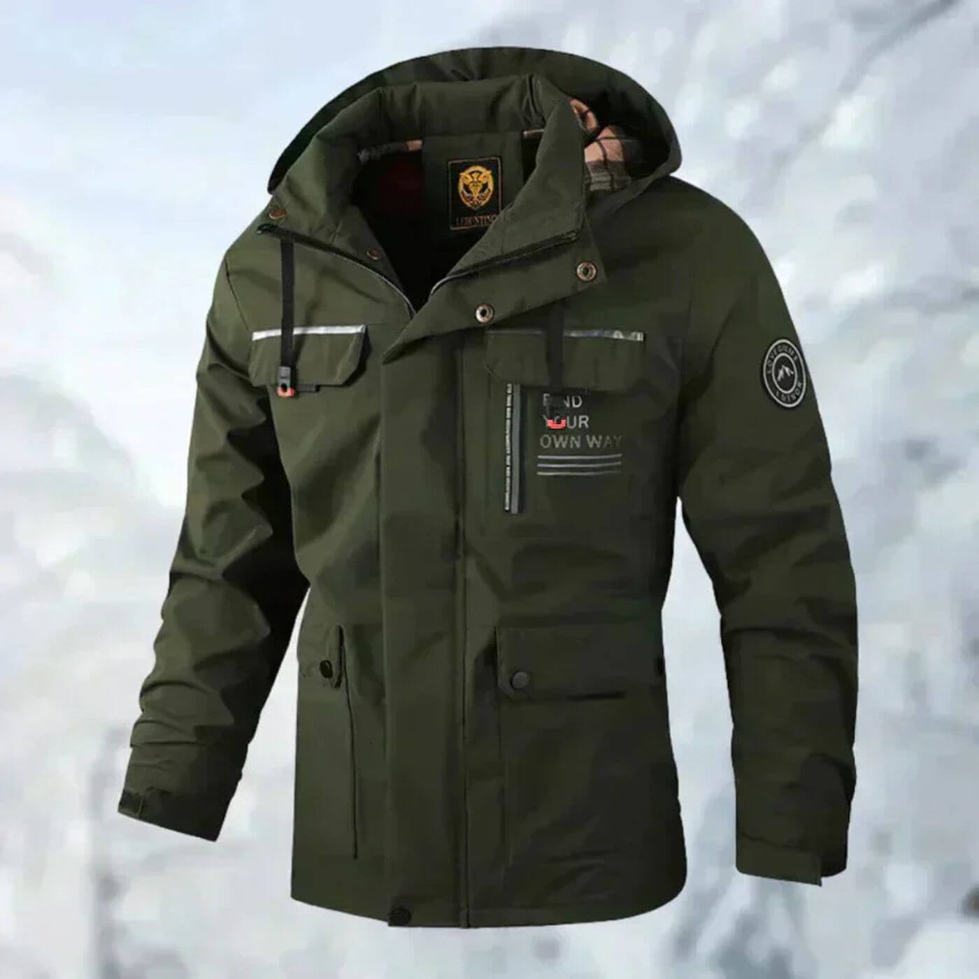 Lodewijk | Wodoodporna Męska Kurtka na Zewnątrz na Jesień i Zimę