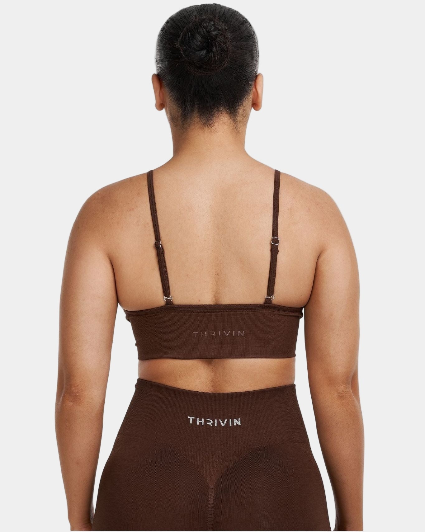 Bardzo Elastyczny Biustonosz Seamless | Bourbon Brown