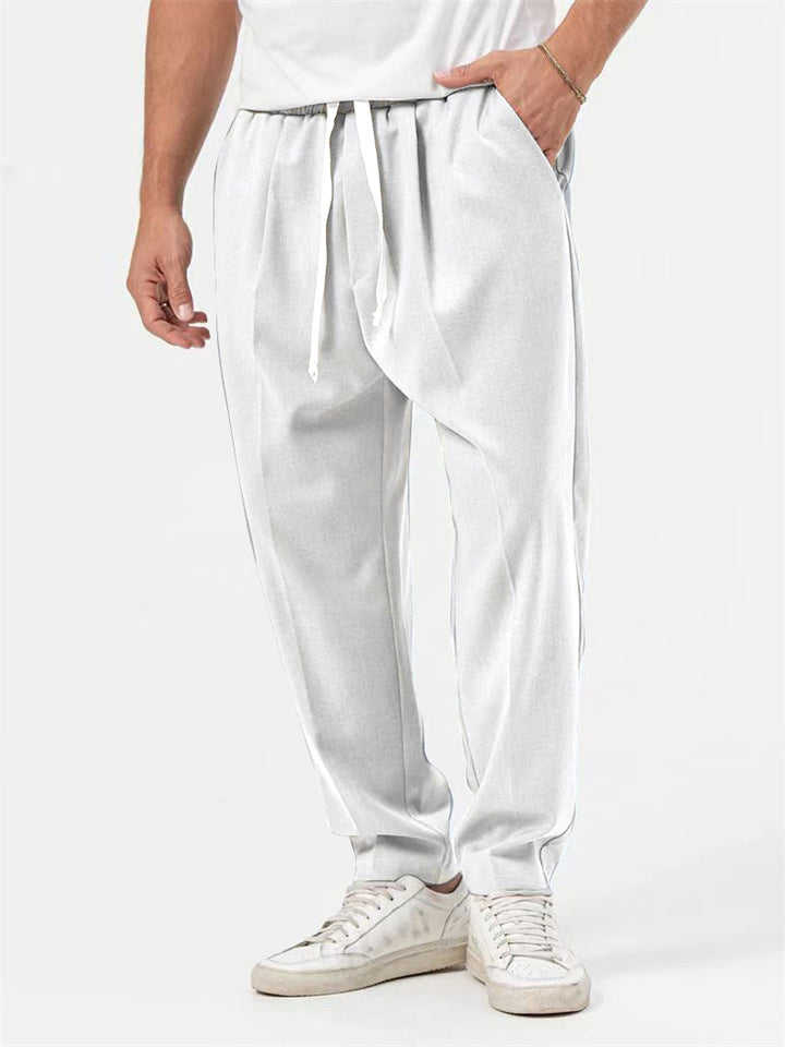Męskie Stylowe Oversize'owe Ubrania: Koszula Hem + Spodnie Baggy
