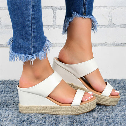 Kobiece Super Urocze Casual Wedges Sandały