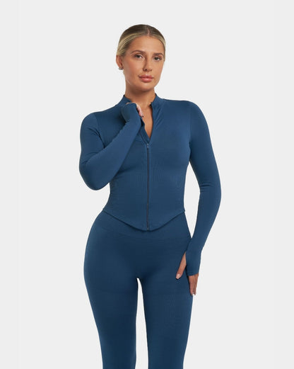 Kurtka Sculpt Shapewear | Głęboki Ocean