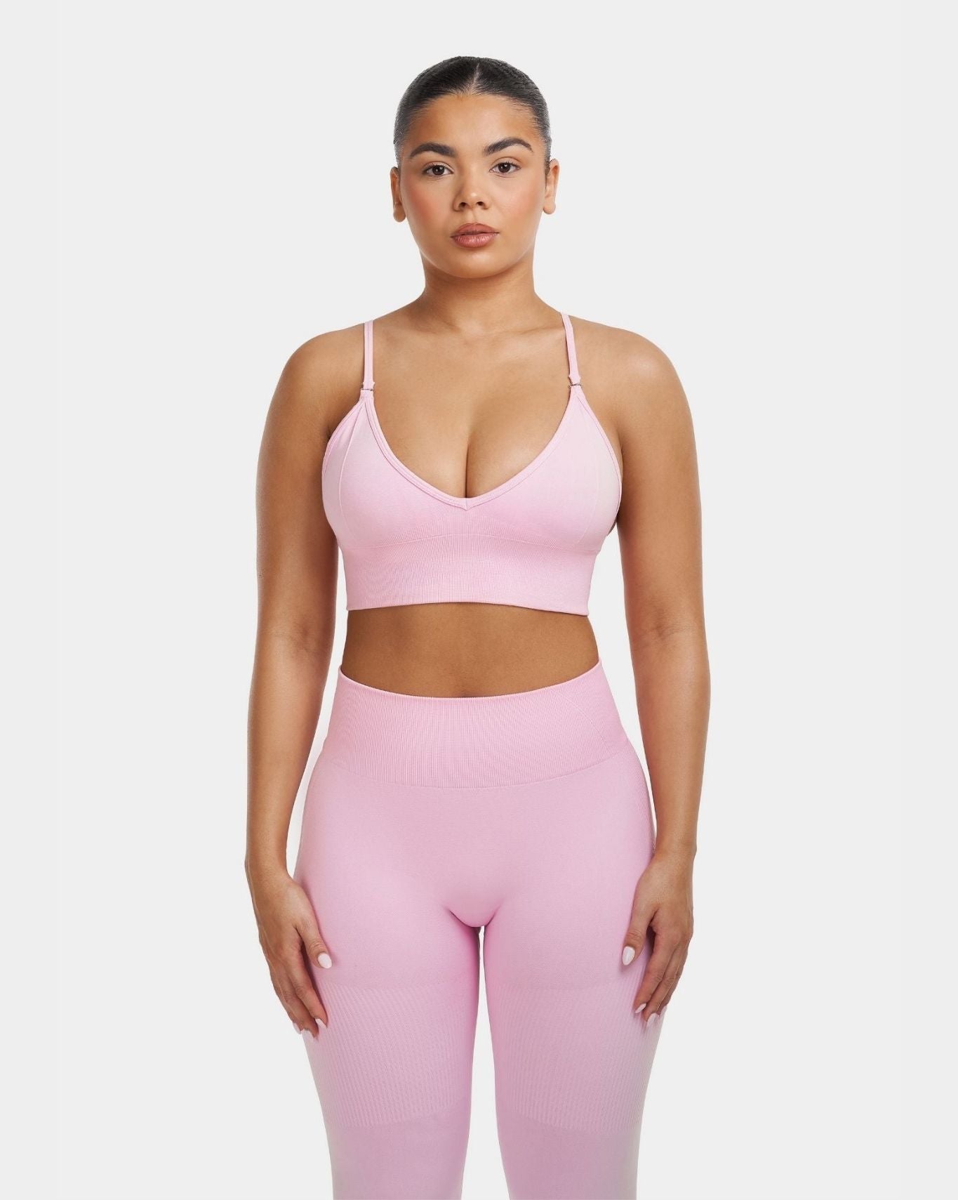 Biustonosz Seamless Multi-Way Sculpt | Pilates Różowy