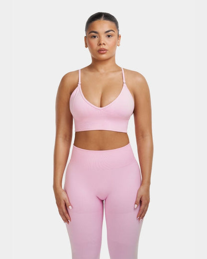 Biustonosz Seamless Multi-Way Sculpt | Pilates Różowy