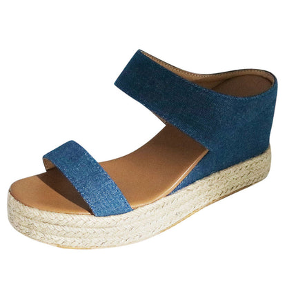 Kobiece Super Urocze Casual Wedges Sandały