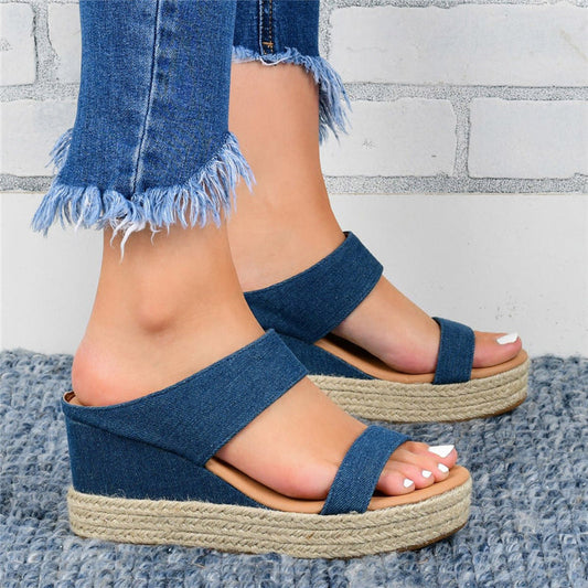 Kobiece Super Urocze Casual Wedges Sandały
