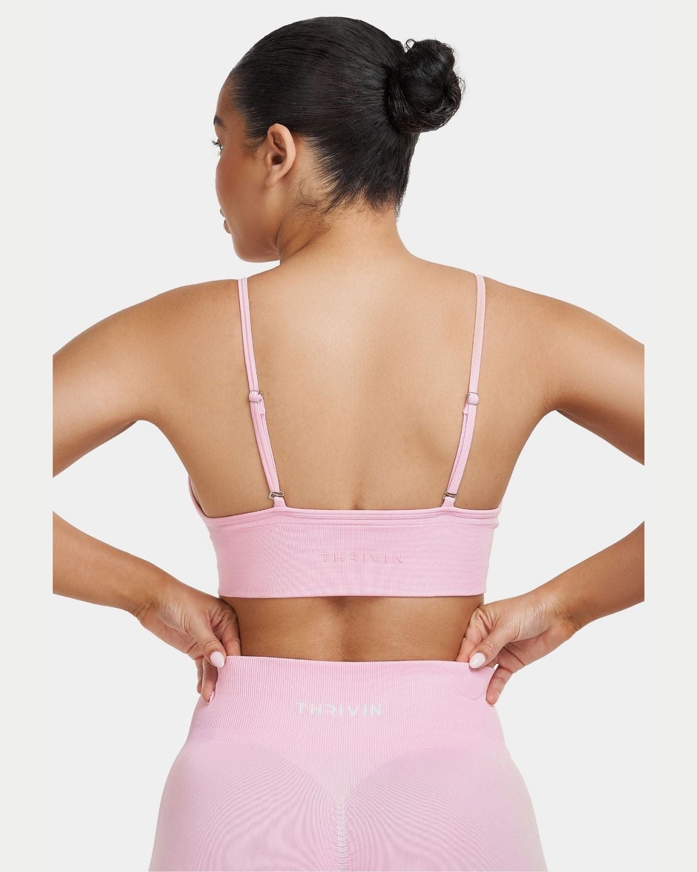 Biustonosz Seamless Multi-Way Sculpt | Pilates Różowy