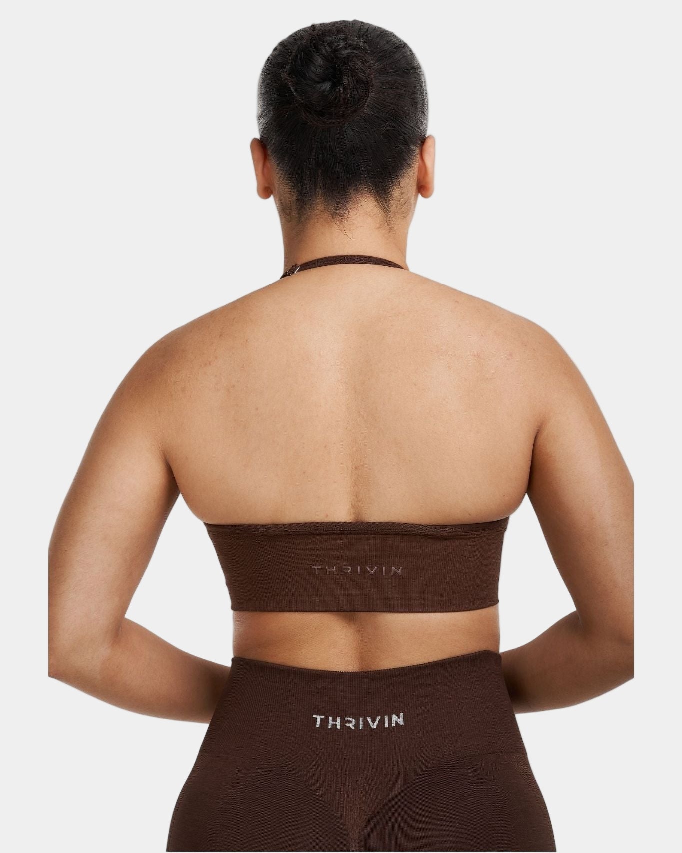 Bardzo Elastyczny Biustonosz Seamless | Bourbon Brown