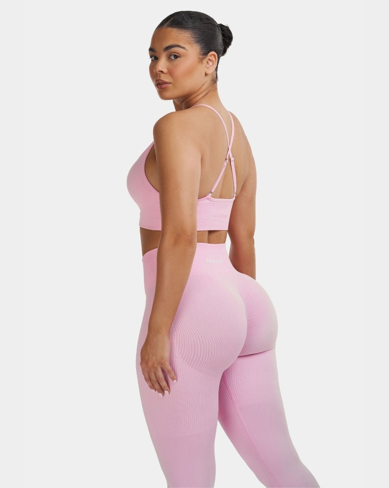 Biustonosz Seamless Multi-Way Sculpt | Pilates Różowy