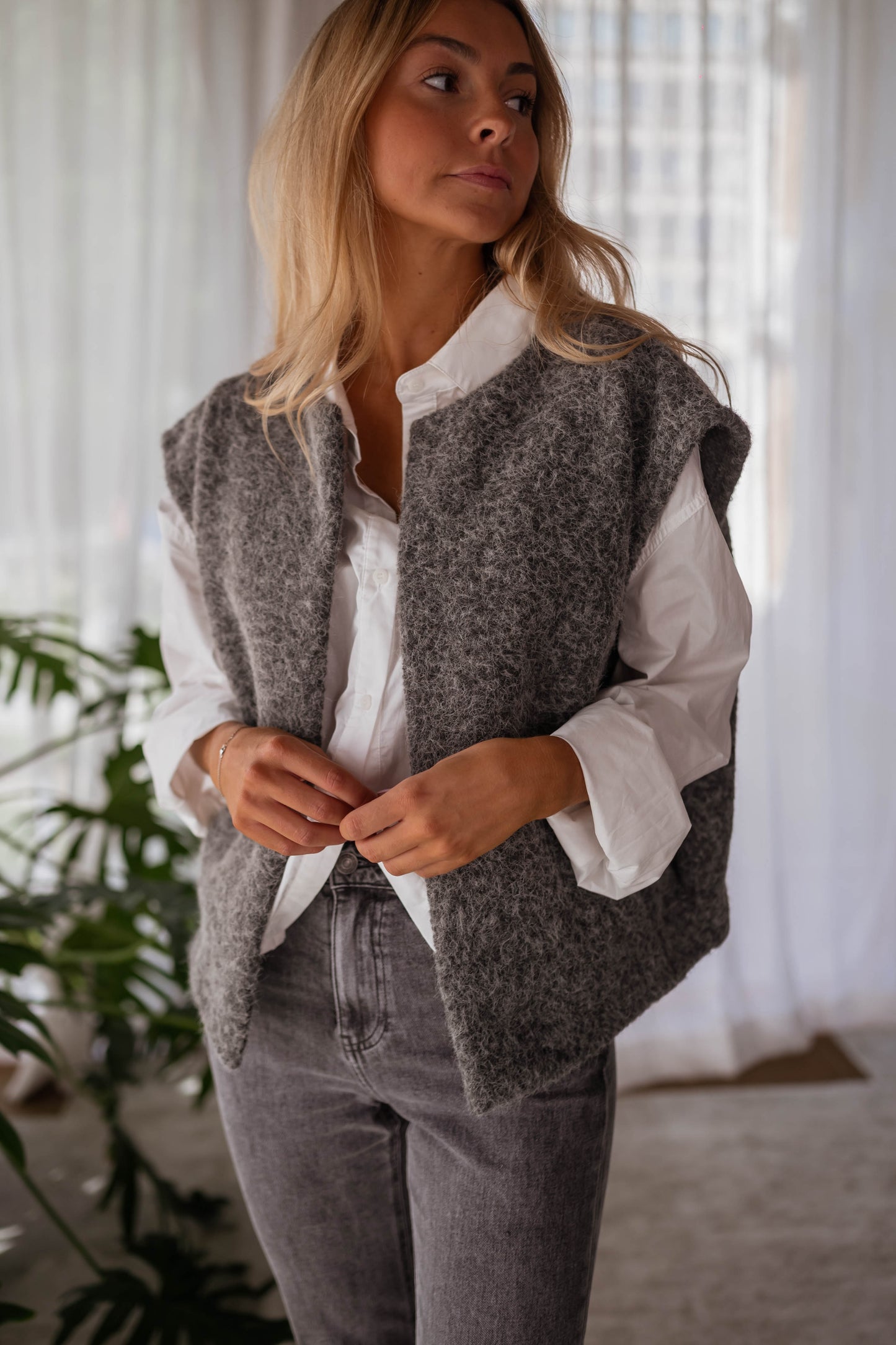 Lena™ | Kamizelka wełniana