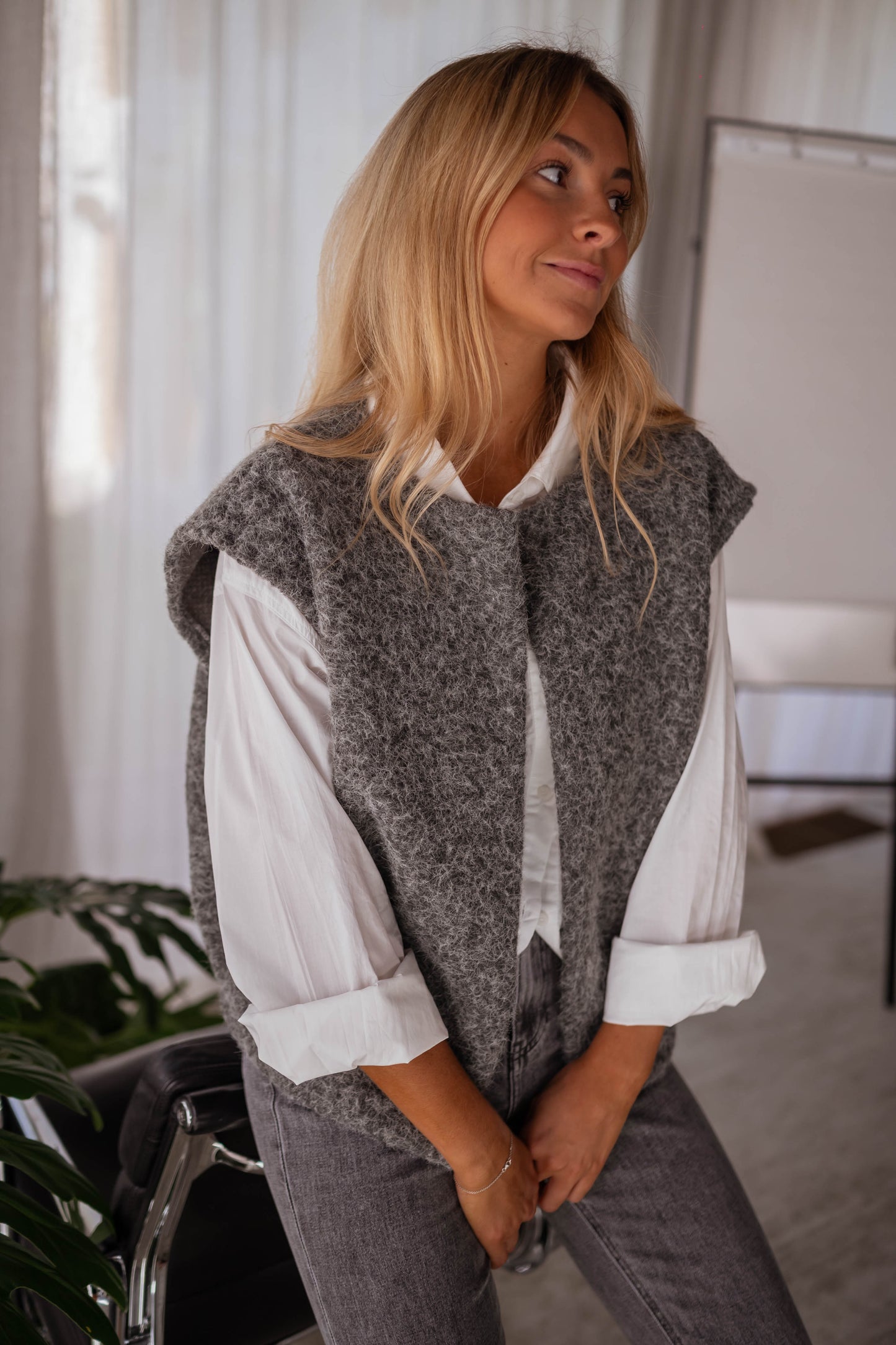 Lena™ | Kamizelka wełniana