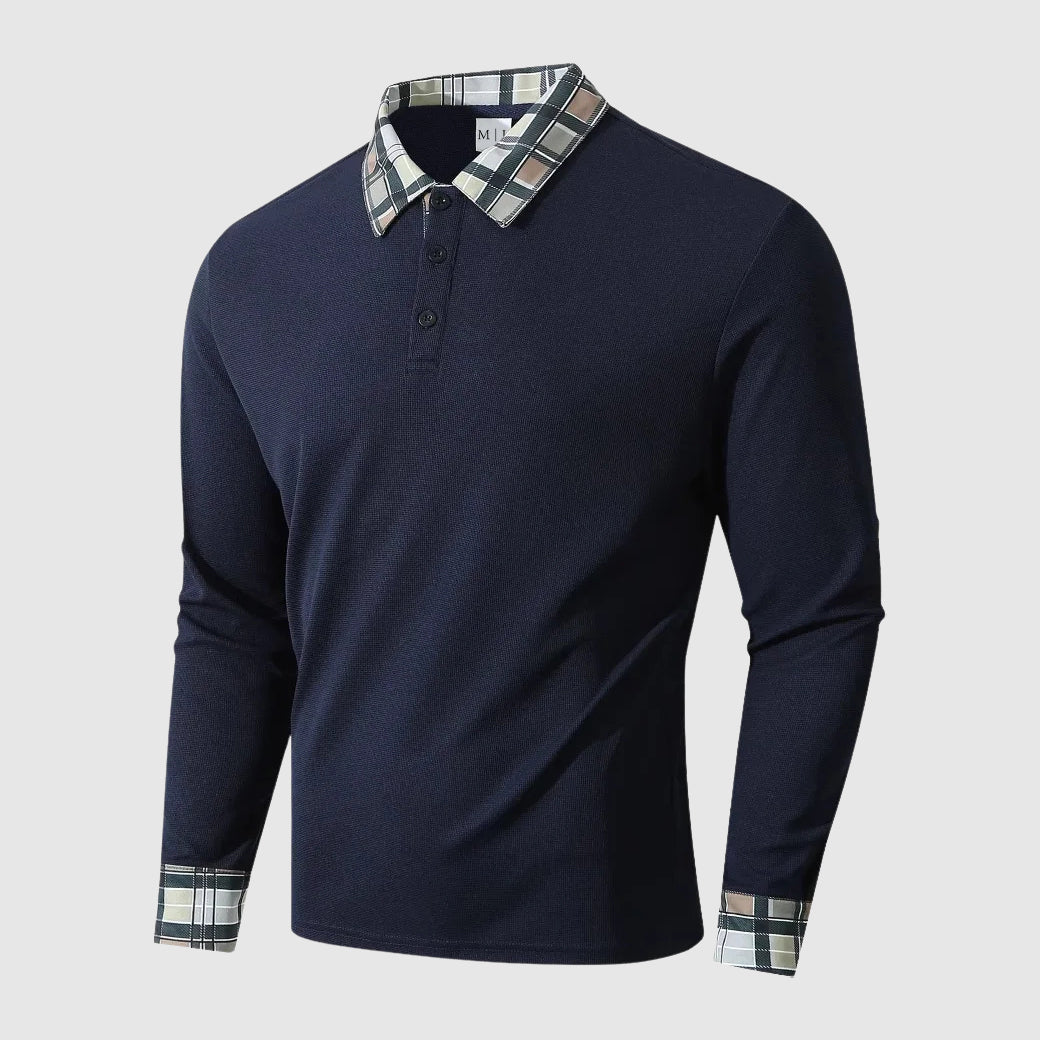Arjan | Poloshirt z Długim Rękawem