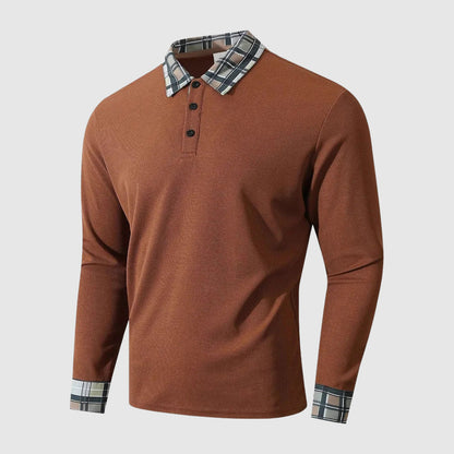 Arjan | Poloshirt z Długim Rękawem
