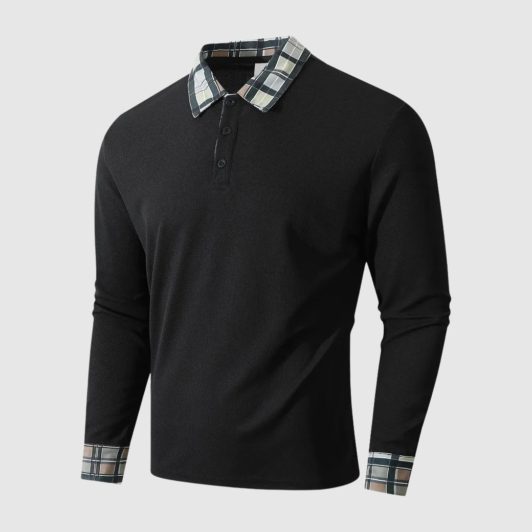 Arjan | Poloshirt z Długim Rękawem