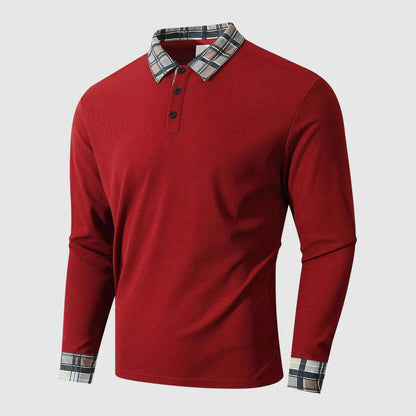 Arjan | Poloshirt z Długim Rękawem