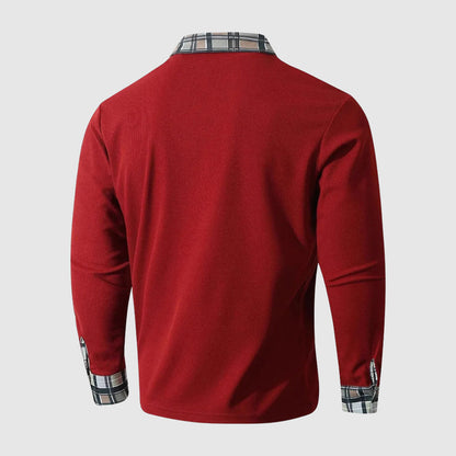Arjan | Poloshirt z Długim Rękawem