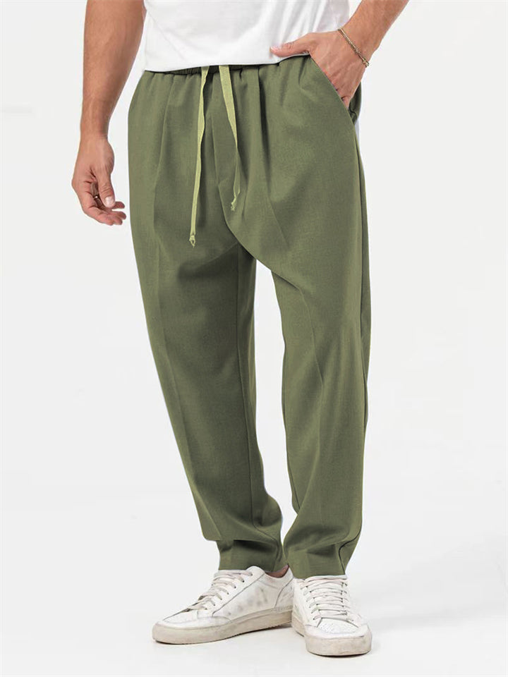 Męskie Stylowe Oversize'owe Ubrania: Koszula Hem + Spodnie Baggy
