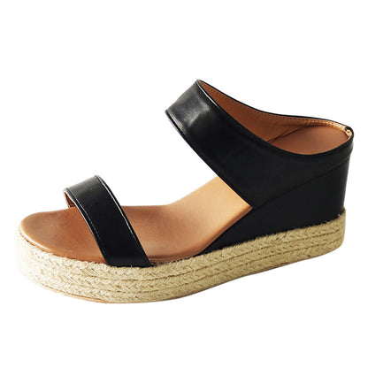 Kobiece Super Urocze Casual Wedges Sandały