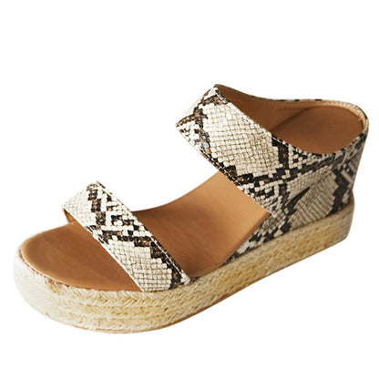 Kobiece Super Urocze Casual Wedges Sandały