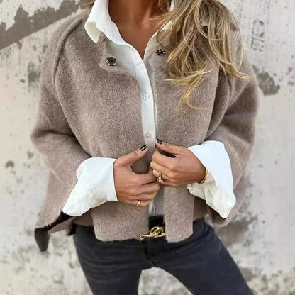 Elisa - Krótka kurtka z eleganckimi rozszerzanymi rękawami
